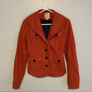 Julie orange peacoat